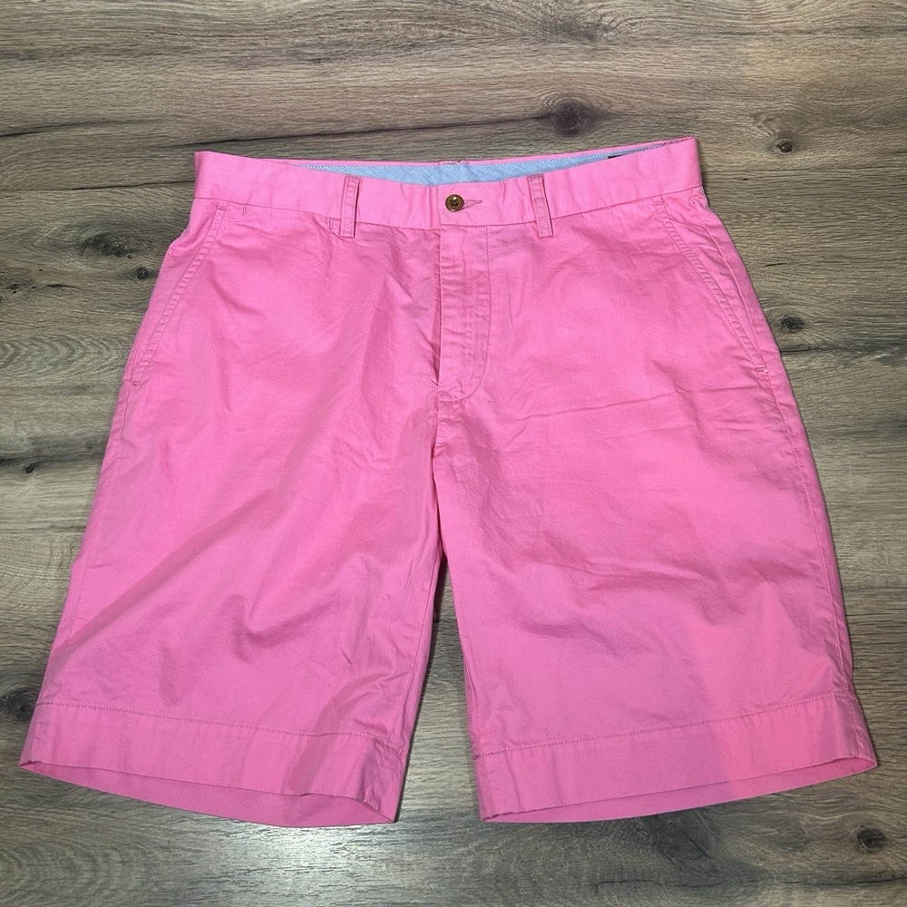 POLO RALPH LAUREN Shorts Mens 32 Pink 10"  Inseam Classic Fit Chino Preppy